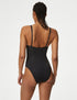 Marks & Spencer "360 Tummy Control Ruched Plunge Swimsuit"
